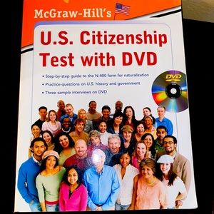 Book McGraw Hill’s U.U Citizenship Test with DVD